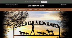 Desktop Screenshot of lonestardogranch.com